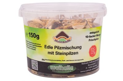 Walhalla Delikatessen Edle Pilzmischung mit Steinpilzen (150g)
