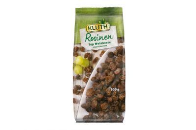 Kluth Rosinen Typ Weinbeere ungeschwefelt (500g)