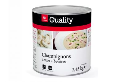 Transgourmet Quality Champignons in Scheiben (2,45kg)