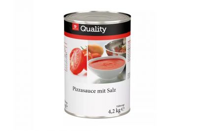 Transgourmet Quality Pizzasauce mit Salz (4,2kg)