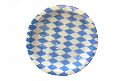 GastroLine Papp-Teller  23cm Bayernraute (50Stk.)