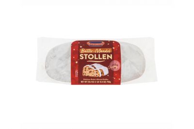 Kuchenmeister Butter-Mandel Stollen mit Rosinen (750g)