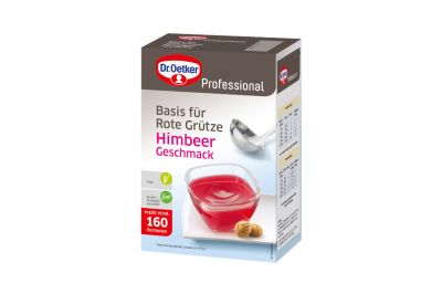 Dr.Oetker Professional Basis fr Rote Grtze Himbeer Geschmack (1kg)