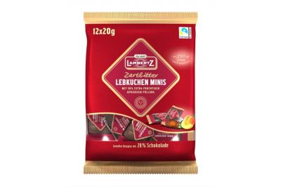 Lambertz Lebkuchen Minis Zartbitter (12x20g)