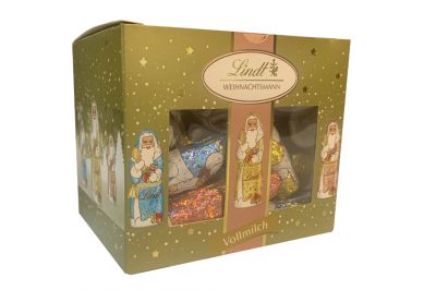 Lindt Mini-Weihnachtsmnner Glamour Kcher (20x10g)