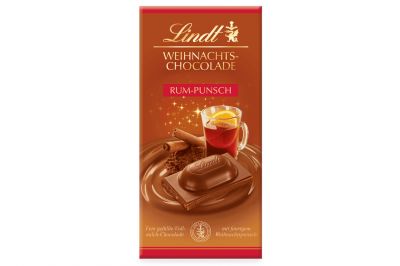 Lindt Weihnachts-Chocolade Rum-Punsch (100g)