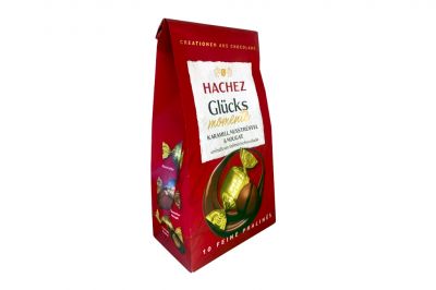 Hachez Glcksmomente Karamell, Nusstrffel & Nougat (112g)
