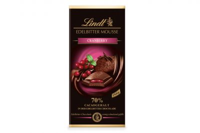 Lindt Edelbitter Mousse Cranberry (150g)