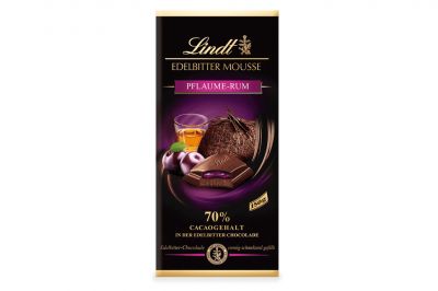 Lindt Edelbitter Mousse Pflaume-Rum (150g)