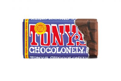 Tony's Chocolonely Dunkle Vollmilch Brezel Toffee (90g)