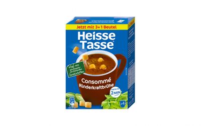 Erasco Heie Tasse Consomm Rinderkraftbrhe (4x7,7g)