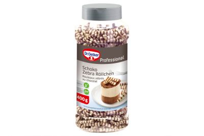 Dr.Oetker Professional Schoko Zebra Rllchen (400g)