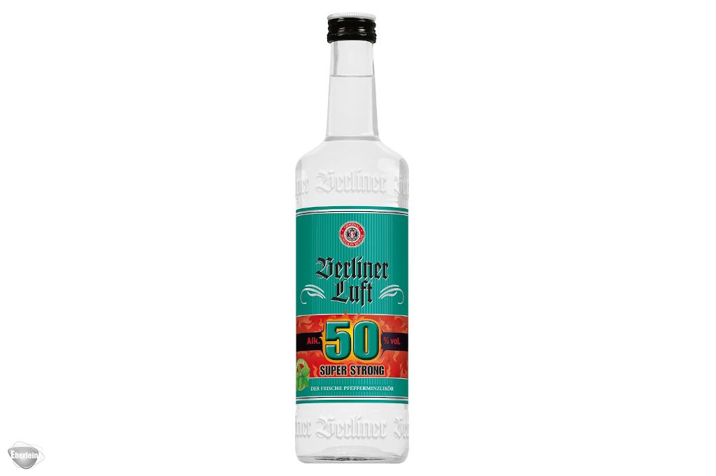 Schilkin Berliner Luft Super Strong Pfefferminzlikör 50% vol (0,7l