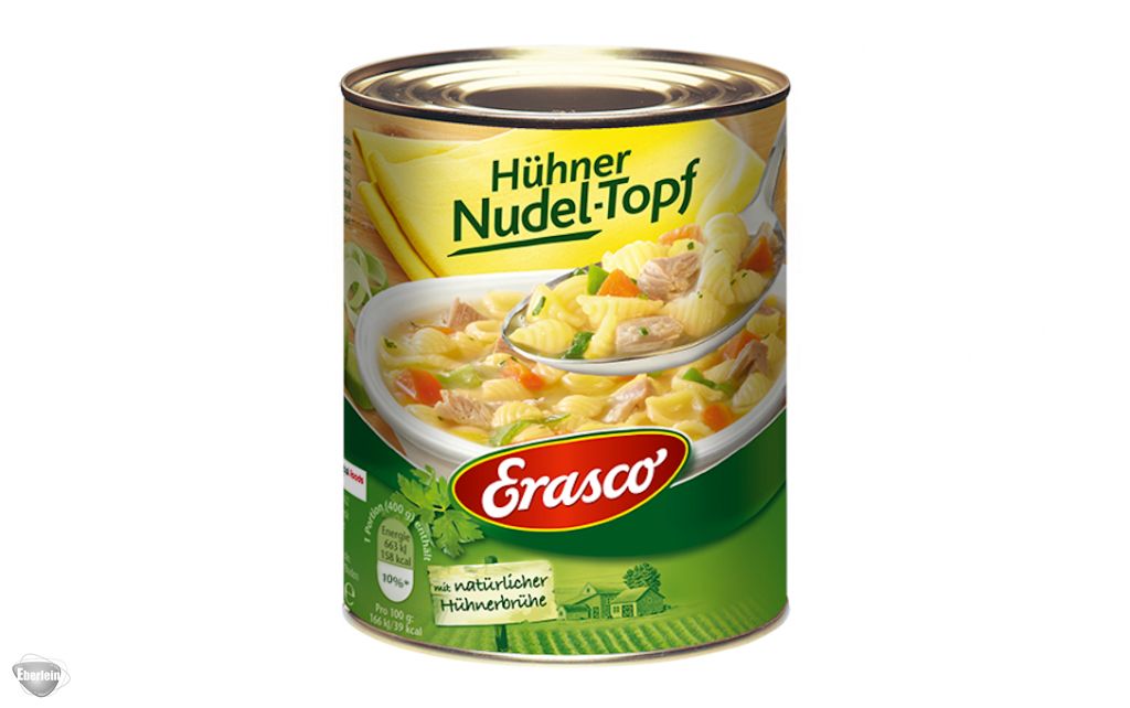 Erasco Hühner-Nudel-Topf (800g) - Eberlein-Shop - Anlieferung in ...