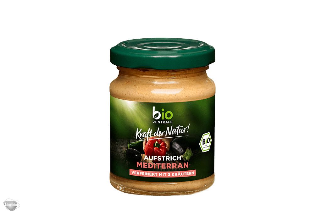 Bio-Zentrale Aufstrich Mediterran (125g) - Eberlein-Shop - Anlieferung ...