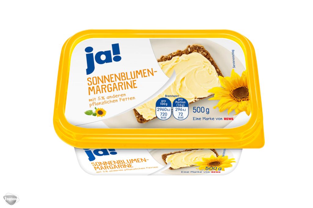 Ja! SonnenblumenMargarine (500g) Anlieferung in