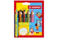 Stabilo Buntstift Woody 3 in 1 Duo (5Stk.)