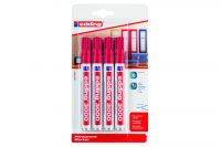 Edding 3000 Permanentmarker rot (4Stk.)