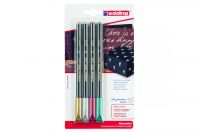 Edding 1200 Fasermaler metallic (4Stk.)
