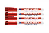 Edding 400 Permanentmarker rot (4Stk.)