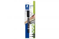 Staedtler Lumocolor Permanent Duo 348 Marker schwarz (1Stk.)