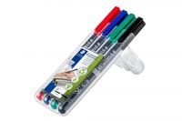 Staedtler Lumocolor Permanent Pen 318 1,0 mm Set (4Stk.)