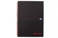 Oxford Collegeblock Black n´Red A4 kariert (70Blatt)