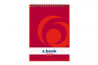 Herlitz Spiralnotizblock A6 kariert (4x50Blatt)
