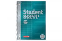 Brunnen Collegeblock Premium Student Duo A4 kariert/liniert (80Blatt)