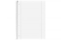 Brunnen Collegeblock Premium Student A4 White liniert (80Blatt)