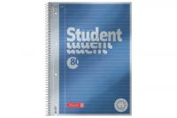 Brunnen Collegeblock Premium Student A4 blau liniert (80Blatt)
