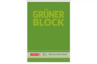Brunnen Briefblock Premium A4 gr�n kariert (50Blatt)