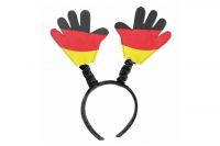 Deutschland Fan Haarreif Wabbles H�nde (1Stk.)