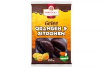 Berggold Gelee Orangen und Zitronen schokoliert (250g)