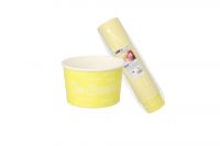 Starpak Eisbecher Pappe Icelove gelb 200 ml (50Stk.)
