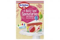 Dr. Oetker 4 Back- und Speisefarben (80g)