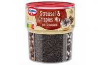 Dr. Oetker Streusel & Crispies Mix mit Schokolade (75g)