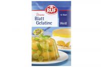 Ruf Blatt Gelatine Wei� (12Blatt)