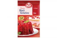 Ruf Blatt Gelatine Rot (12Blatt)
