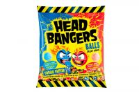 Head Bangers Crazy Sour Hard Balls Mix Himbeere & Erdbeere (135g)