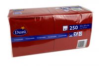 Duni Servietten 33x33 3-lagig bordeaux 1x250 Blatt