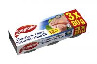 Saupiquet Thunfisch-Filets Naturale (3x80g)