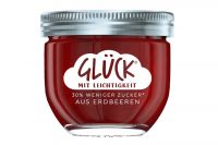 Glck Fruchtaufstrich Erdbeere 30 % weniger Zucker (230g)