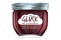 Glck Fruchtaufstrich Himbeere 30 % weniger Zucker (230g)