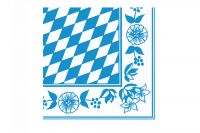 Duni Servietten 40x40 Bayernraute (60Blatt)